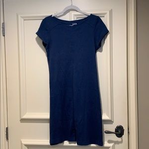 Navy Blue Three Dot Dress